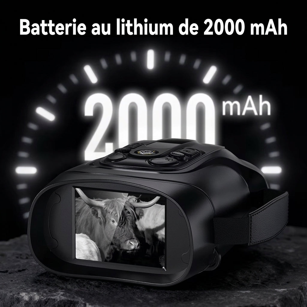 Jumelles de vision nocturne infrarouge pour la chasse et l'observation