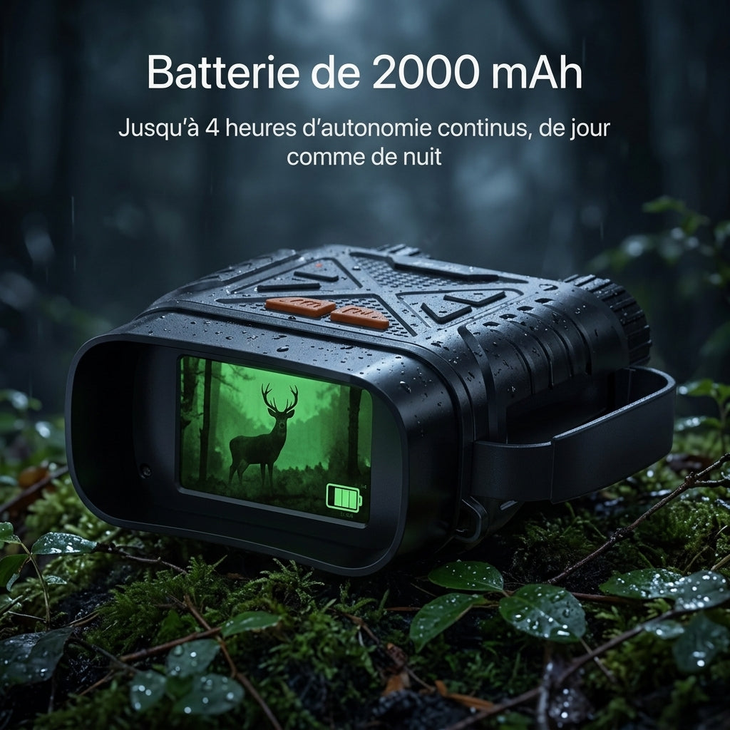 Jumelles vision nocturne HD pour la chasse et l'observation