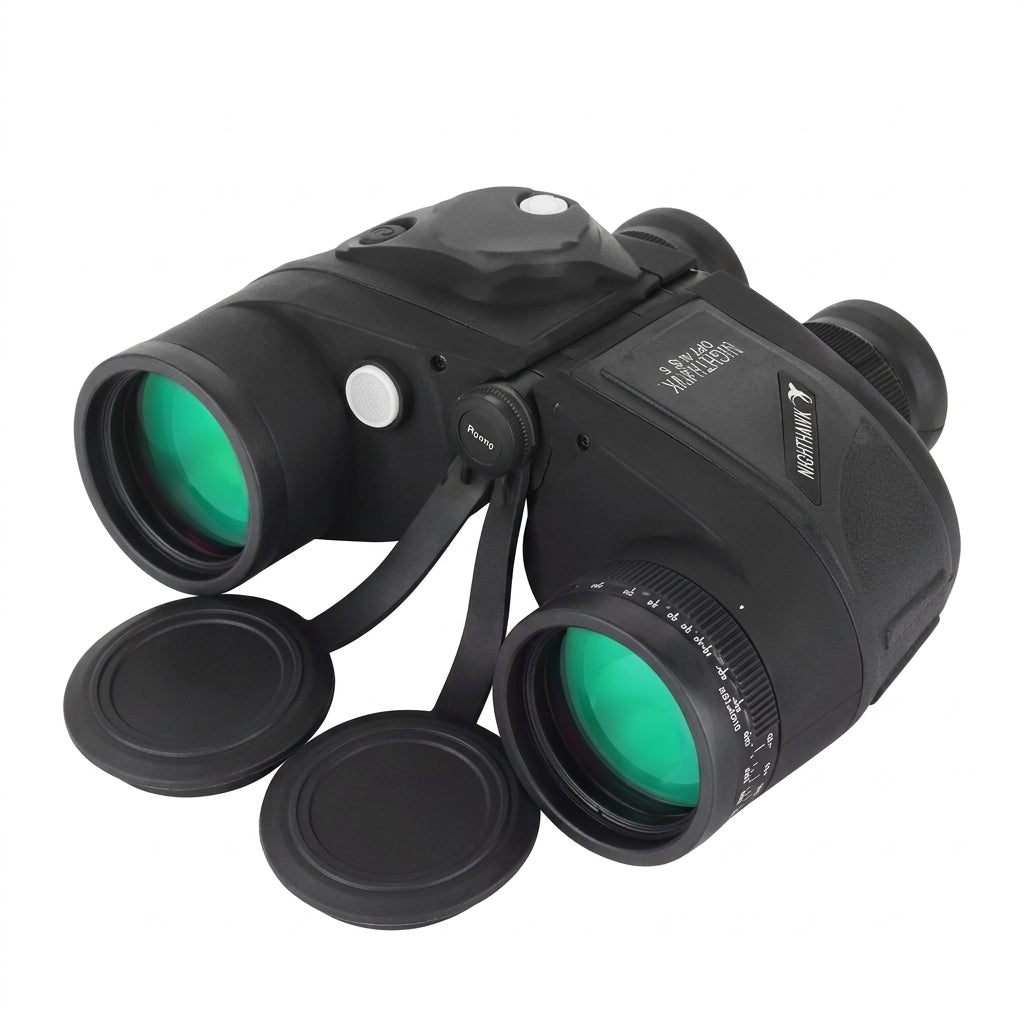 Jumelles 10x50 étanches avec télémètre et boussole pour la chasse