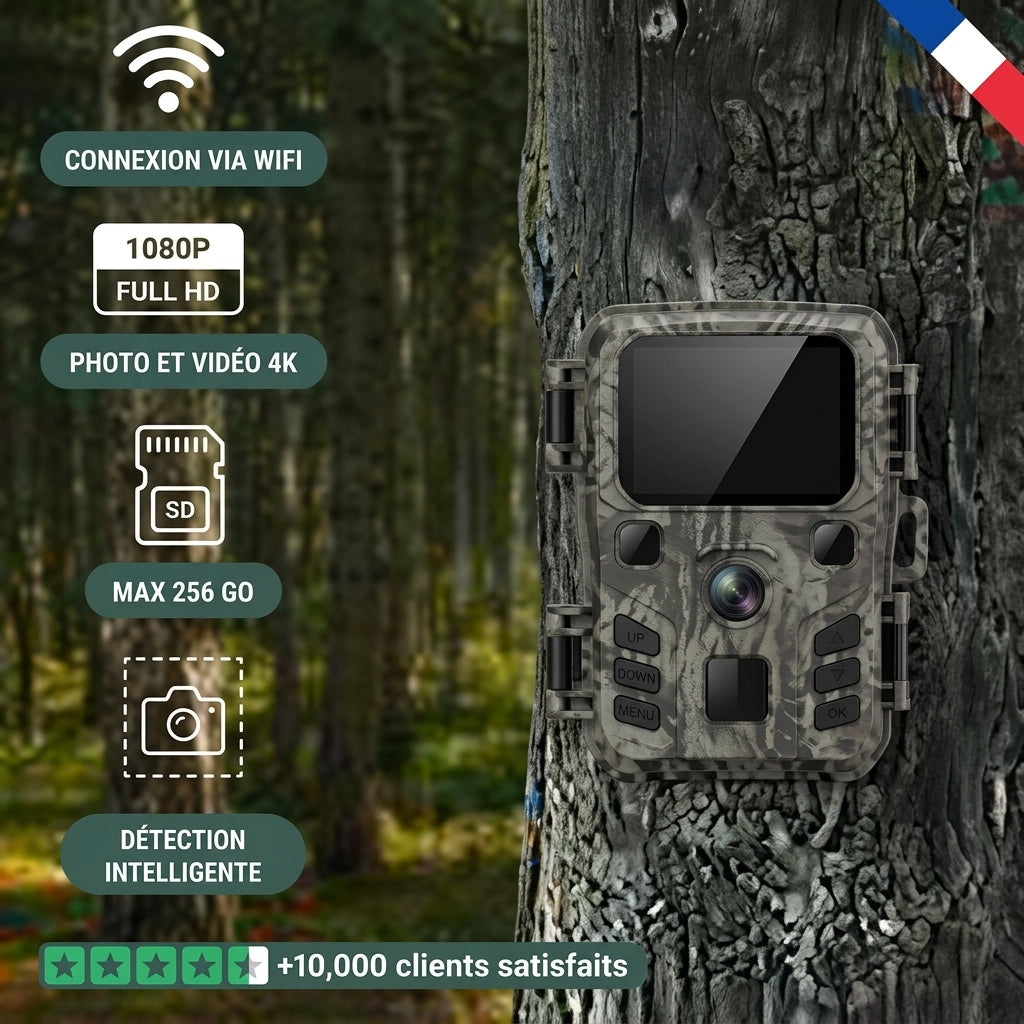 Caméra de chasse Wifi 4K