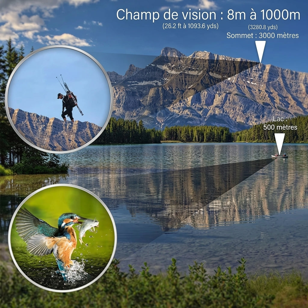 Jumelles 90x90 pour la chasse et l'observation longue distance