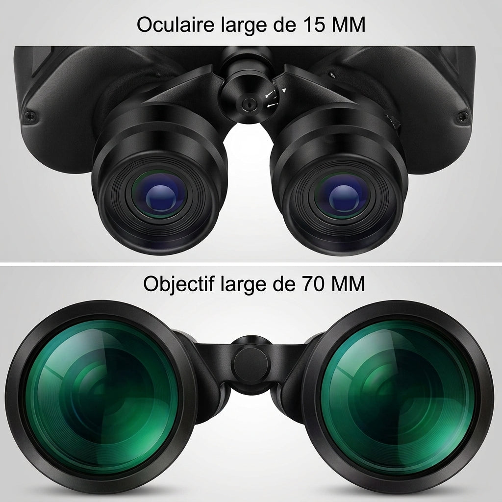 Jumelles zoom longue portée 20-60x70 pour la chasse et l'observation